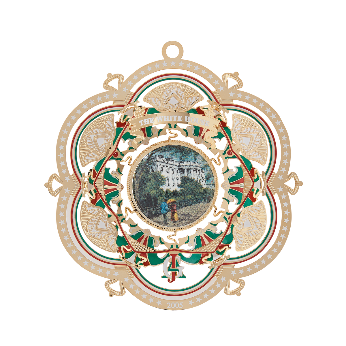 2005 White House Christmas Ornament, The South Facade