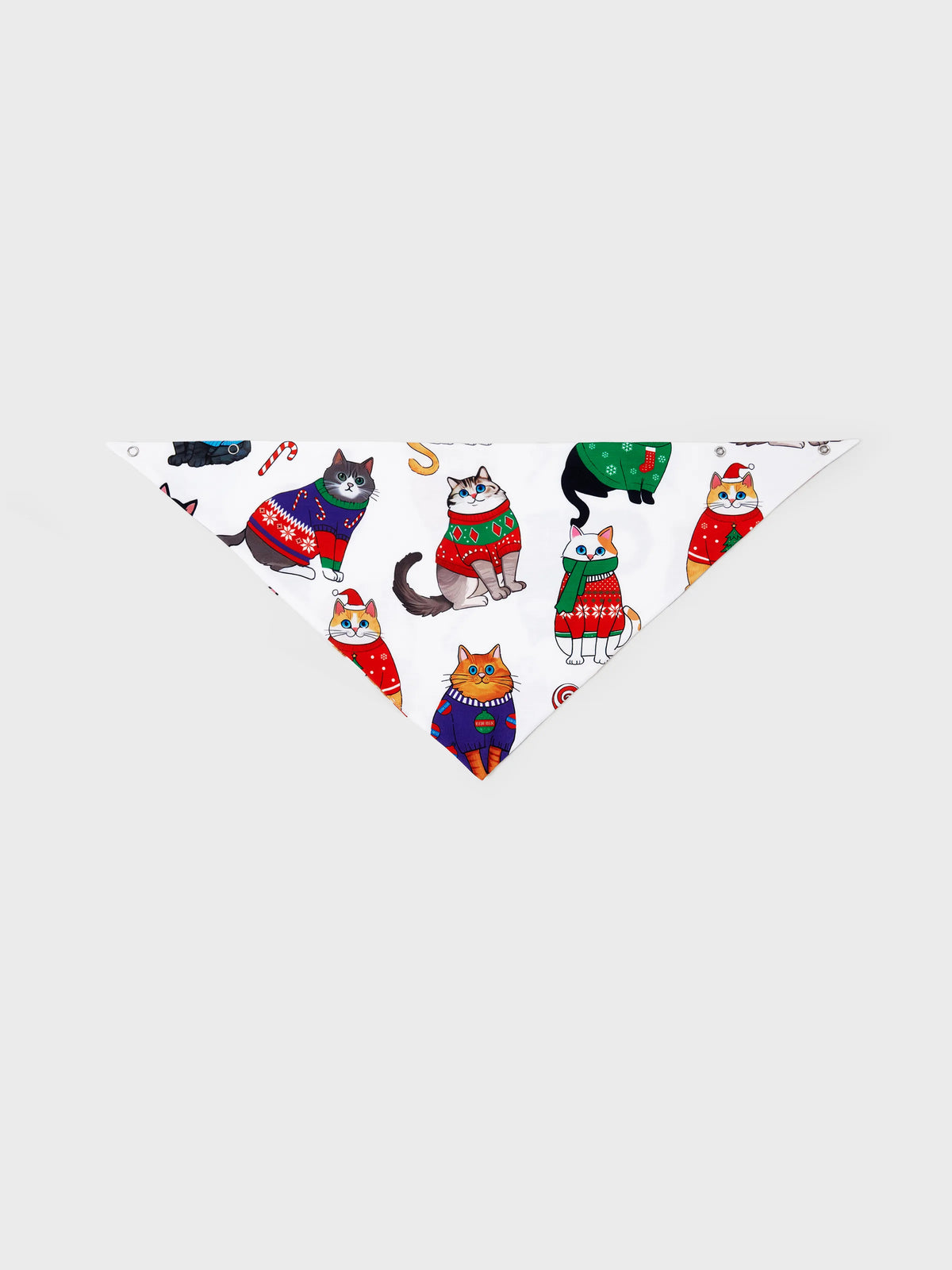 PatPat Matching Family Christmas Pajamas Festive Cat Print Multicolor