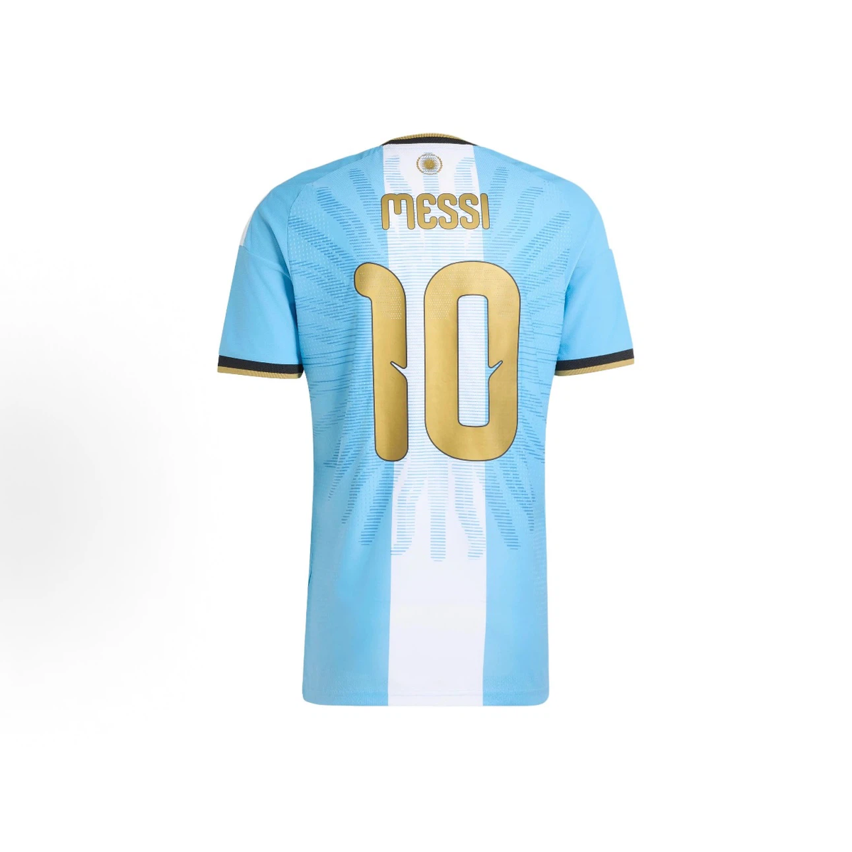 Messi 26 Season #10 Away Soccer Jersey, Player Version, Men Slim Fit Short Sleeve Crew Neck Striped Quick Dry Football Shirt